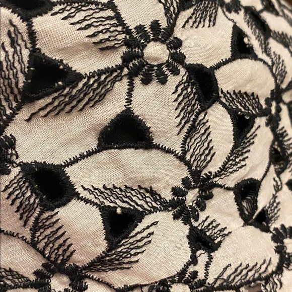 Moulinette Soeurs Floral Aplique Strapless Dress - Picture 10 of 10